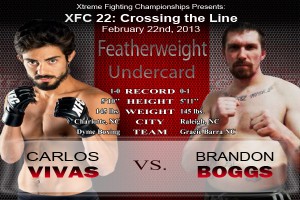 XFC 22 Vivas vs Boggs Undercard XFC 22 Vivas vs Boggs Undercard