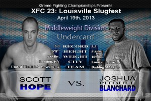 XFC 23 Undercard Scott Hope vs Joshua Blanchard | OfficialXFC.com/xfc23 XFC 23 Undercard Scott Hope vs Joshua Blanchard | OfficialXFC.com/xfc23