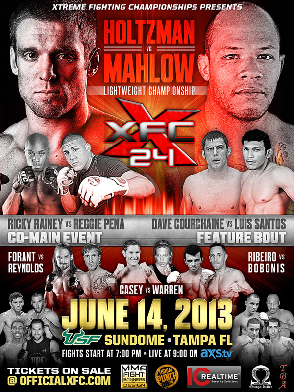 XFC 24: Collision Course - June 14th Tampa, FL | Live on AXS TV XFC 24: Collision Course - June 14th Tampa, FL | Live on AXS TV