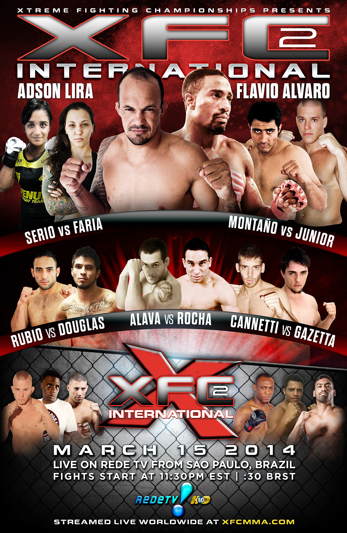 XFCi 2: Brazil | March 15th, 2014