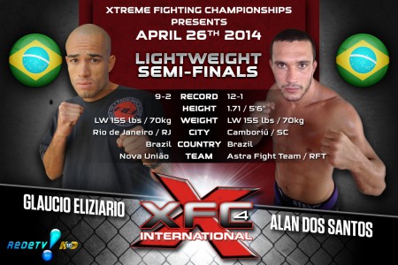 XFCi 4: Glaucio Eliziario X Alan Dos Santos