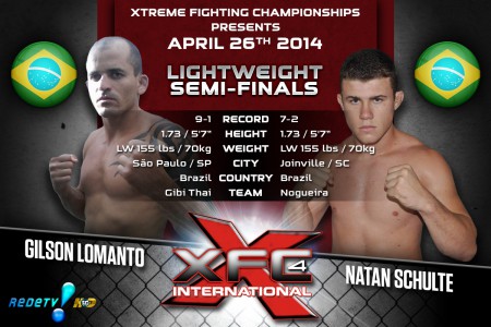 XFCi 4: Gilson Lomanto X Natan Schulte