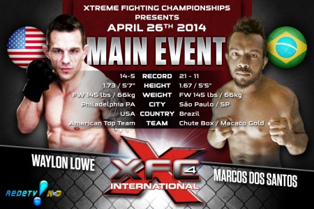 XFCi 4: Main Event - Waylon Lowe X Marcos Dos Santos
