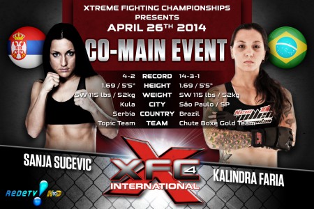 XFCi 4: CoMain Event - Sanja Sucevic X Kalindra Faria